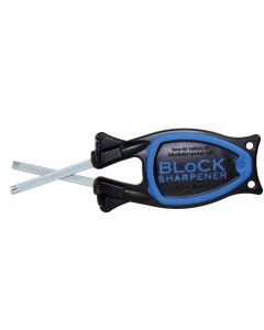 The Block Sharpener 2.0 zwart - blauw - Messenslijper