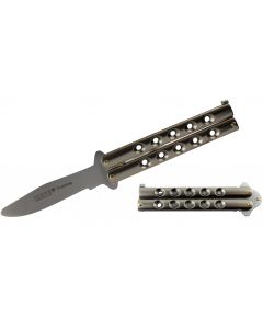Joker Balisong Vlindermes Trainer Ninja N101C-E Zilver