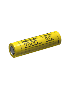 Nitecore Batterij IMR18650 2500mAh 35A Flat Top Oplaadbaar